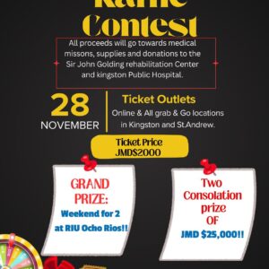 Zion Care International - Fundraising Raffle Ticket